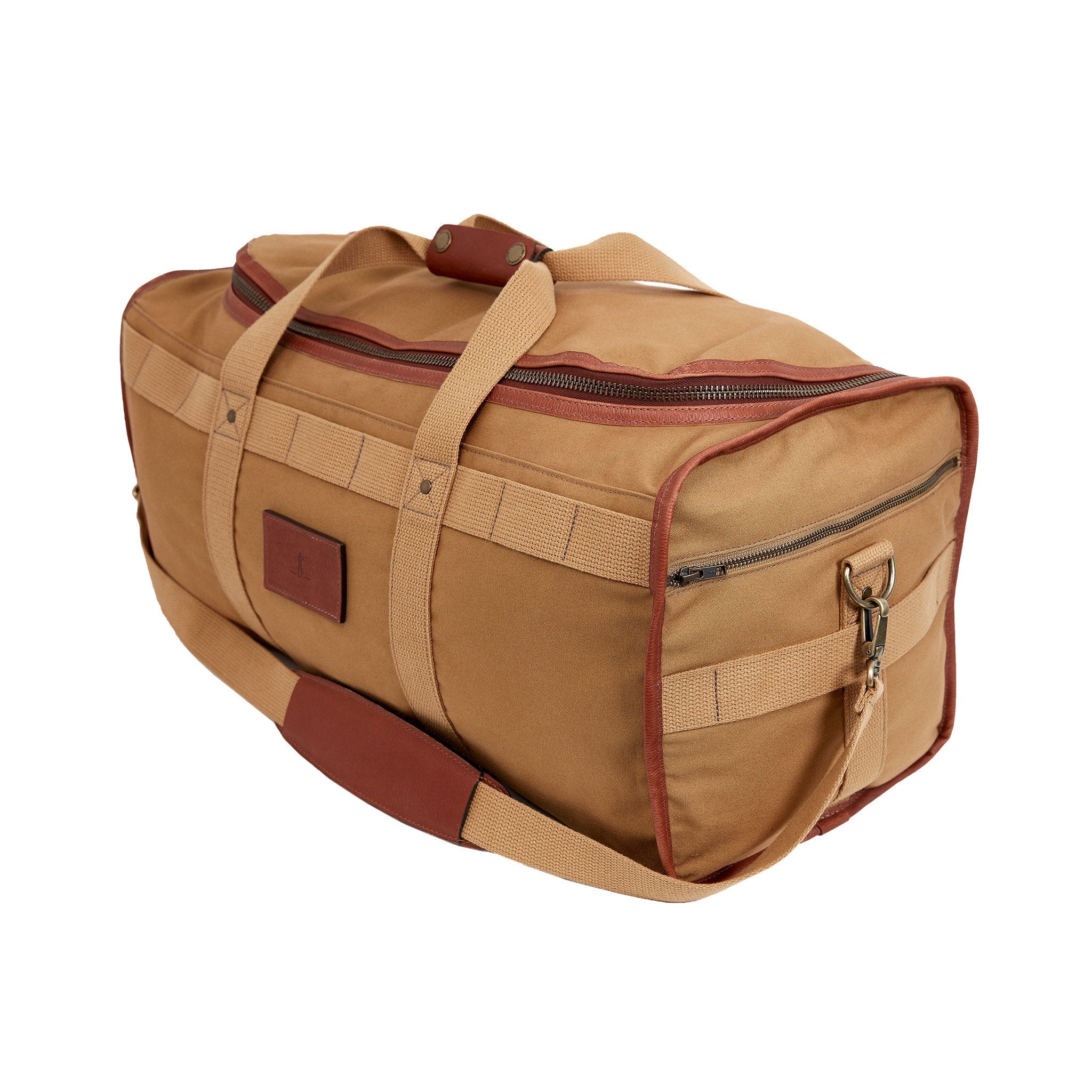 Expedition Duffel Bag, Signature Leather/Signature Duck