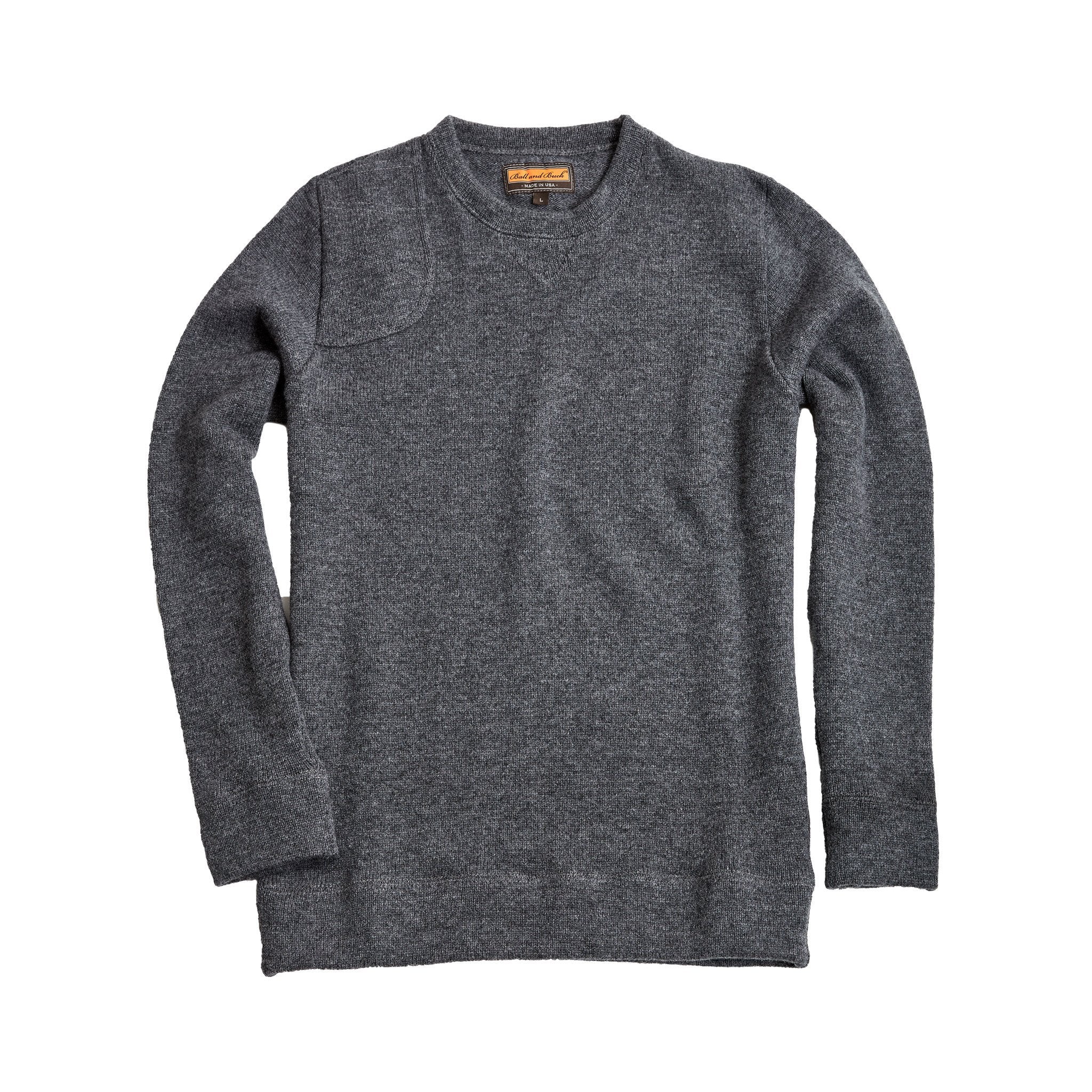 The Merino Crewneck Sweater, Charcoal