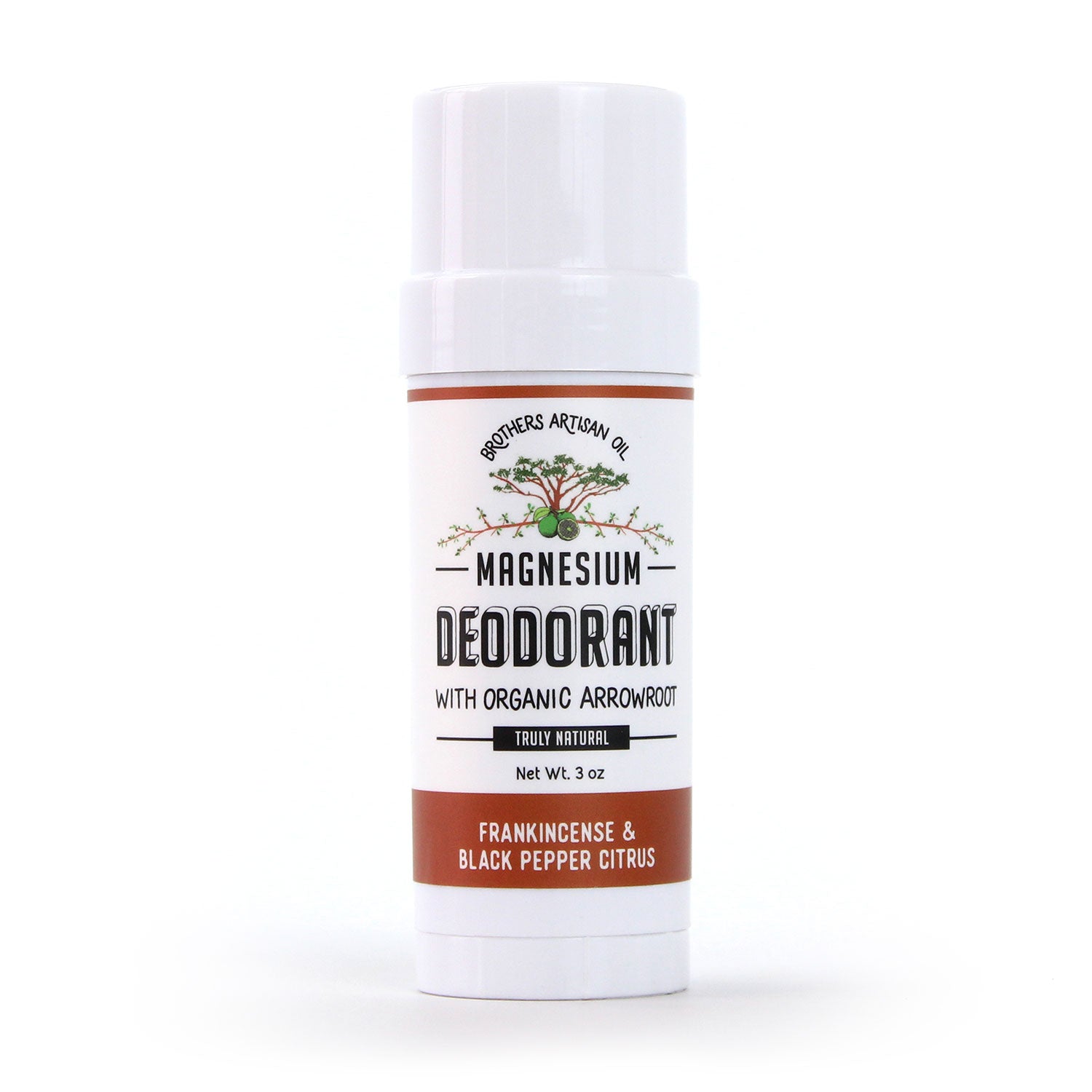 The Magnesium Deodorant: Frankincense & Black Pepper Citrus