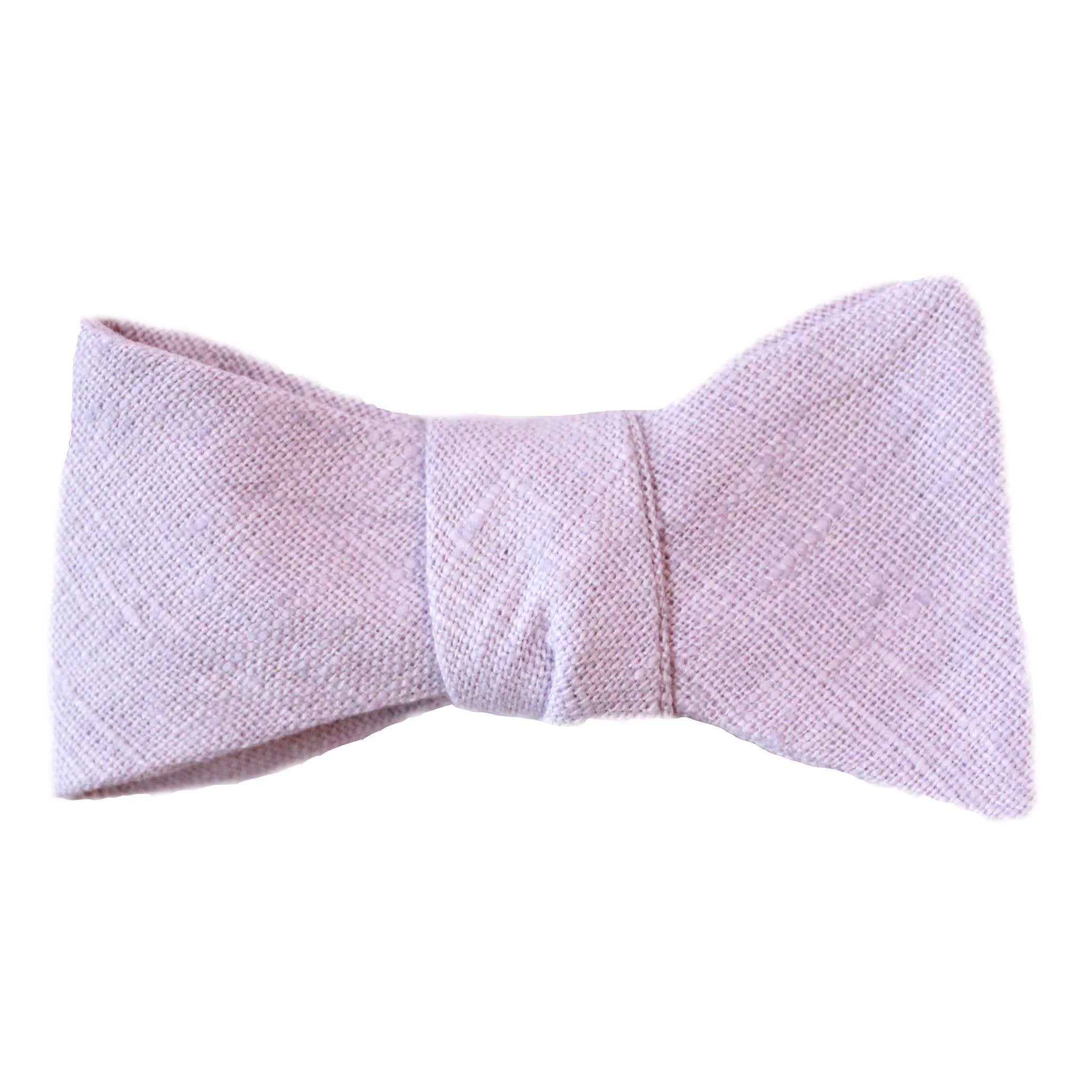 Mill City Fineries Lavender Linen Bow Tie