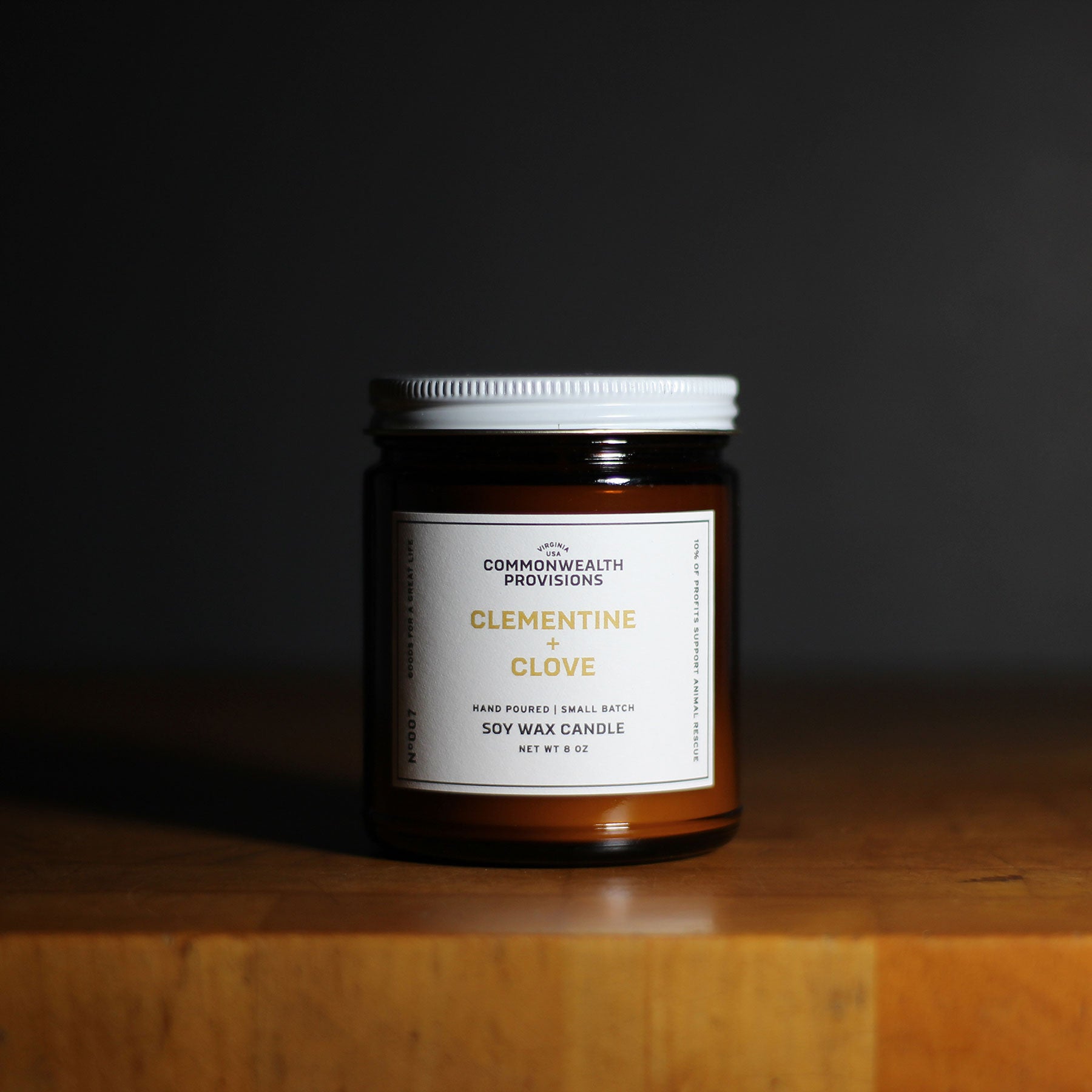 Clementine + Clove Candle
