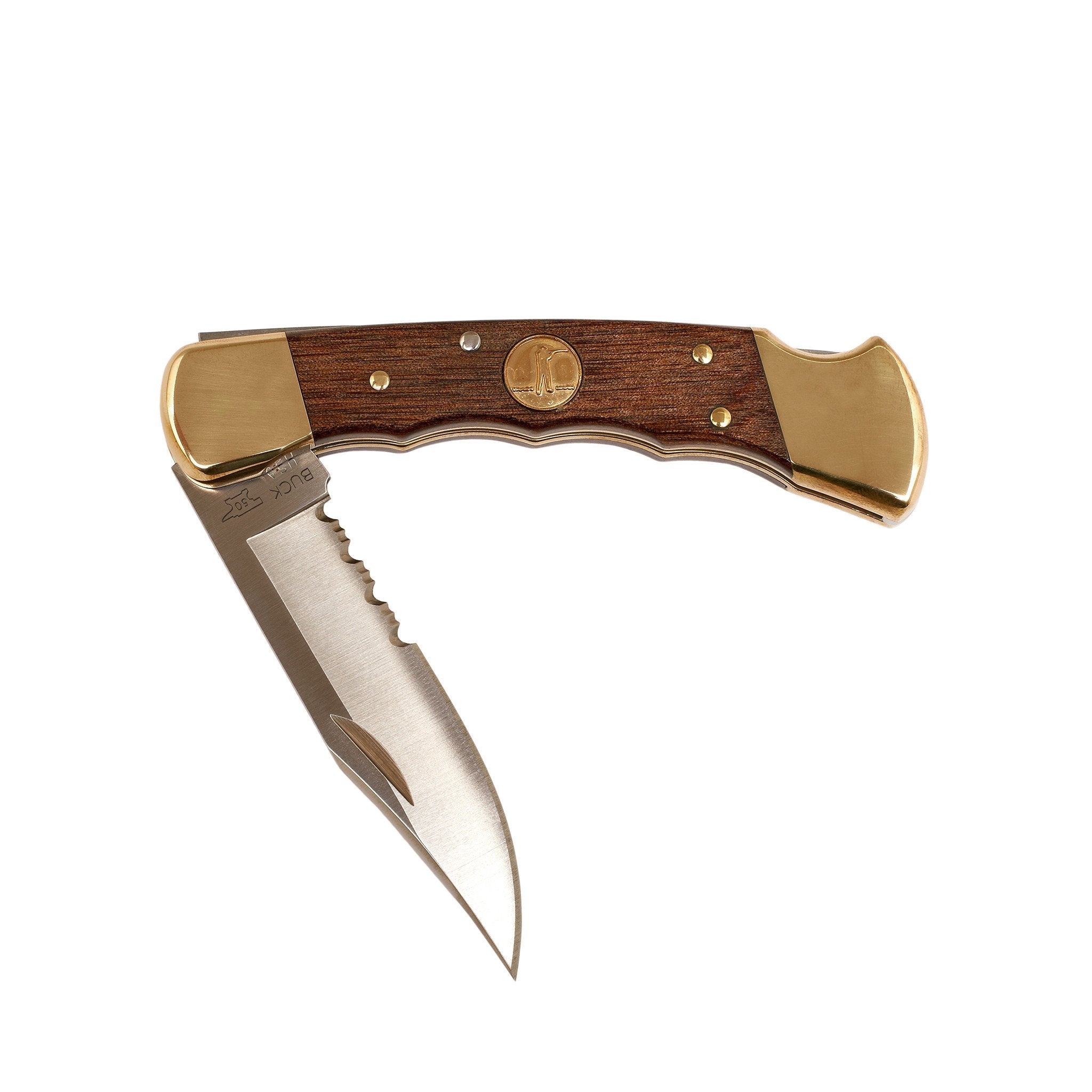 The Folding Hunter Knife, Heritage Walnut
