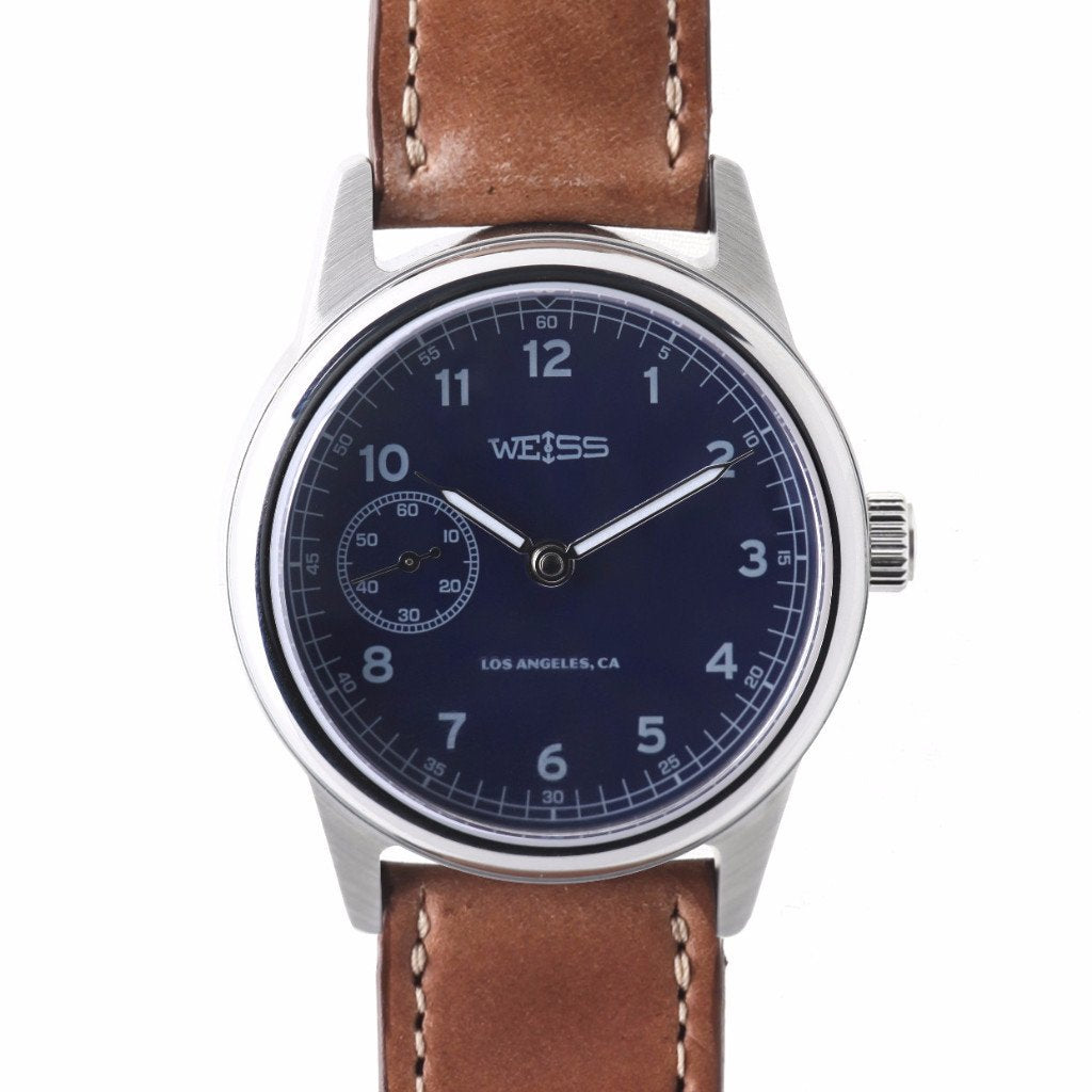 Weiss 38mm Automatic Issue Field Watch | Blue Dial