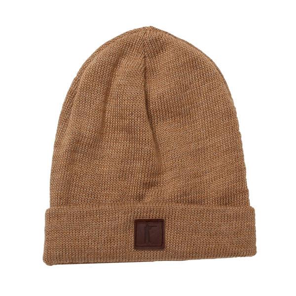 Roger Knit Hat, Sandstone Mohair Blend